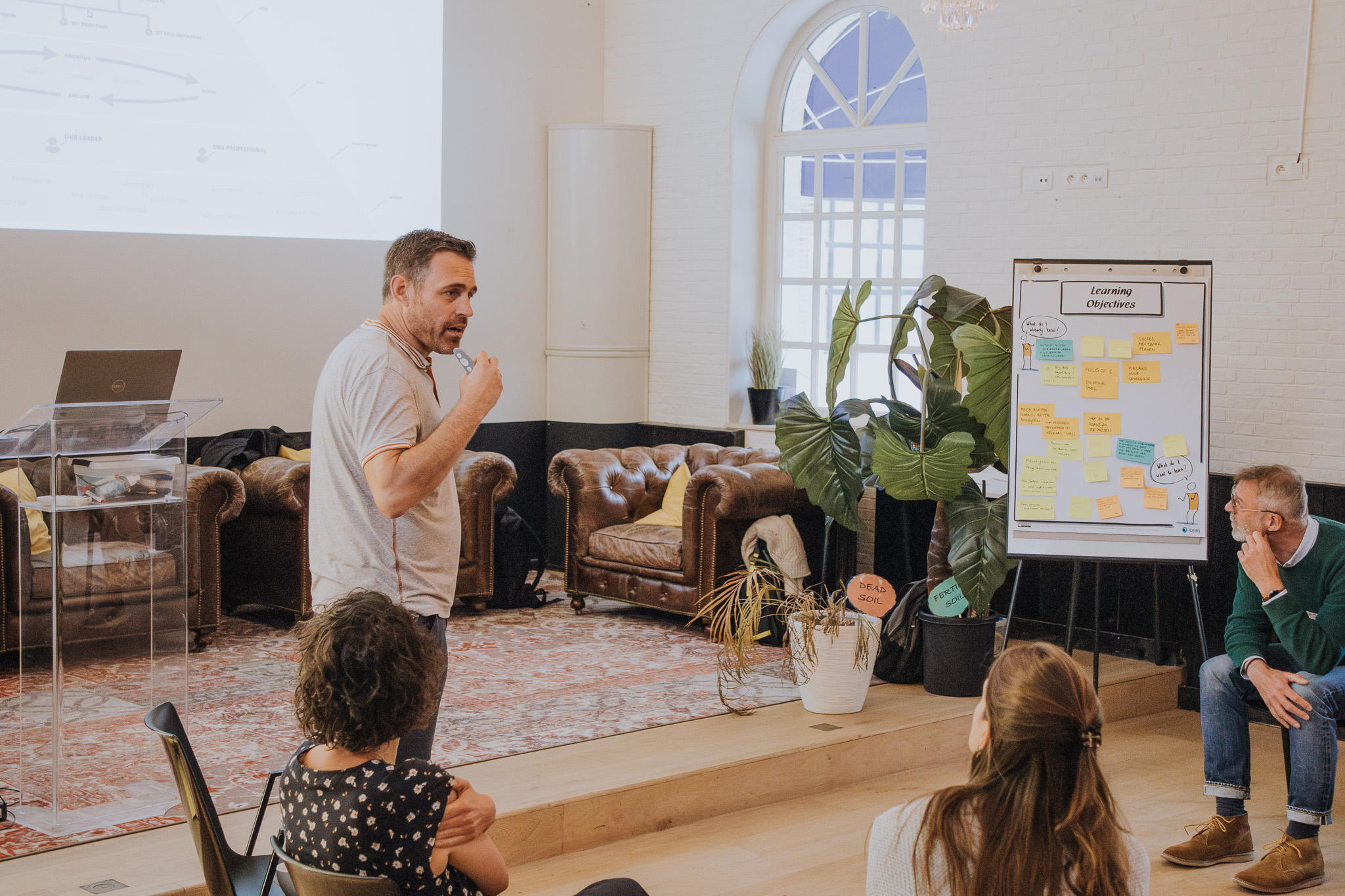 OKR training with Frank and Geneviève